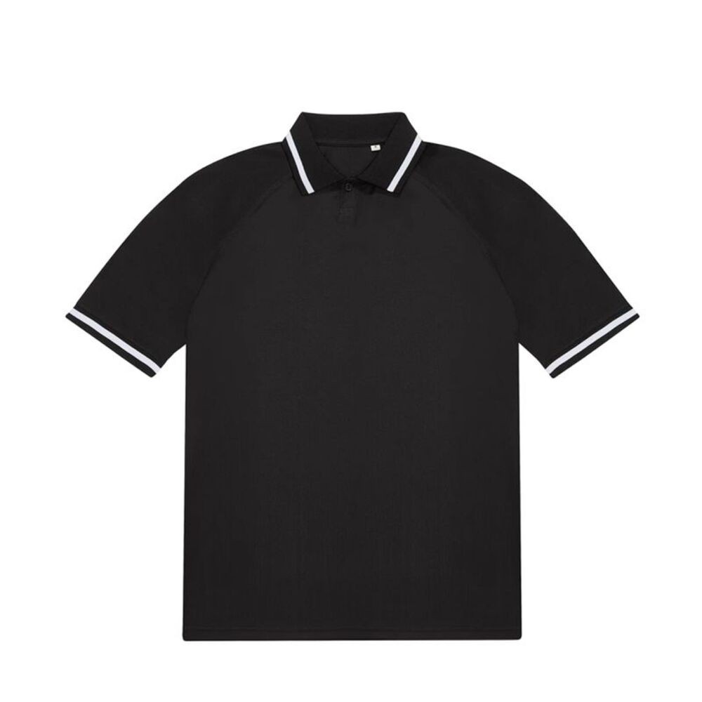 B&C Unisex Adult Active Polo Shirt / Black